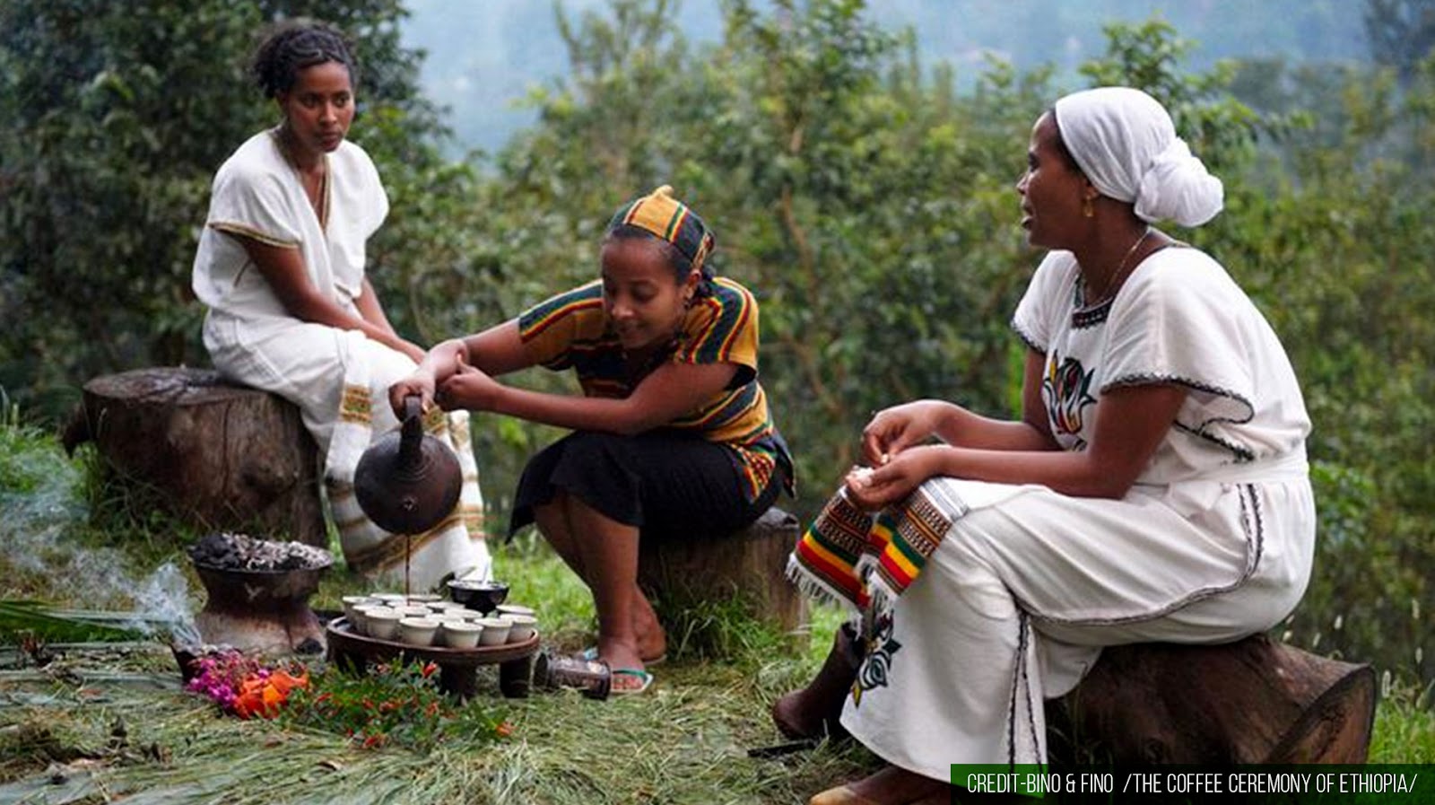 open air coffee ceremony ethiopia